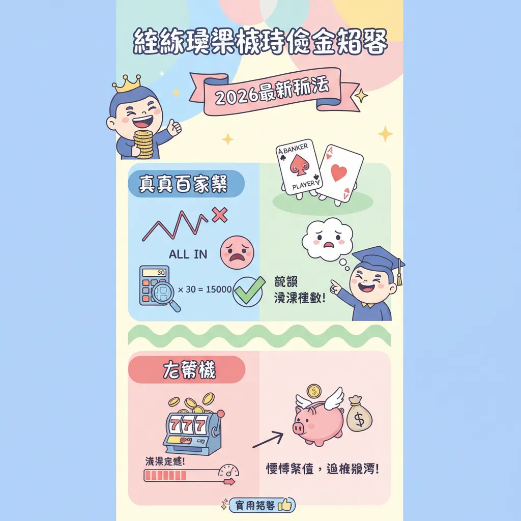真人百家樂與老虎機體驗金攻略，臺灣玩家必看玩法