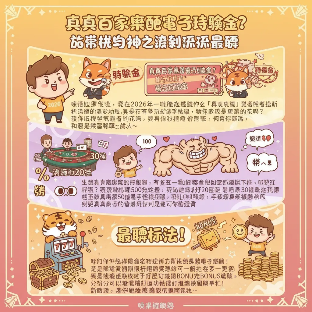 真人百家樂配電子體驗金？老虎機與雷神之錘這樣玩最賺
