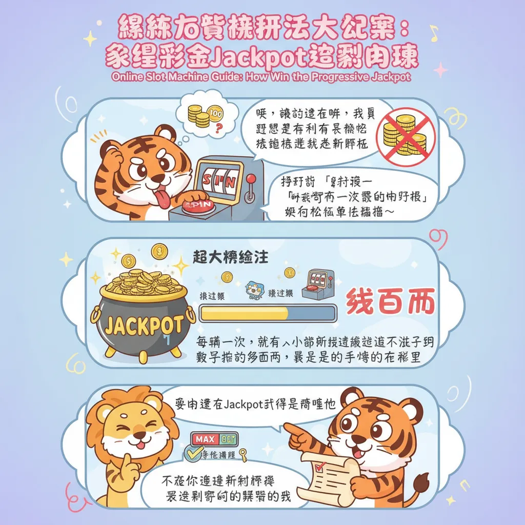 線上老虎機玩法大公開：累積彩金Jackpot這樣中獎