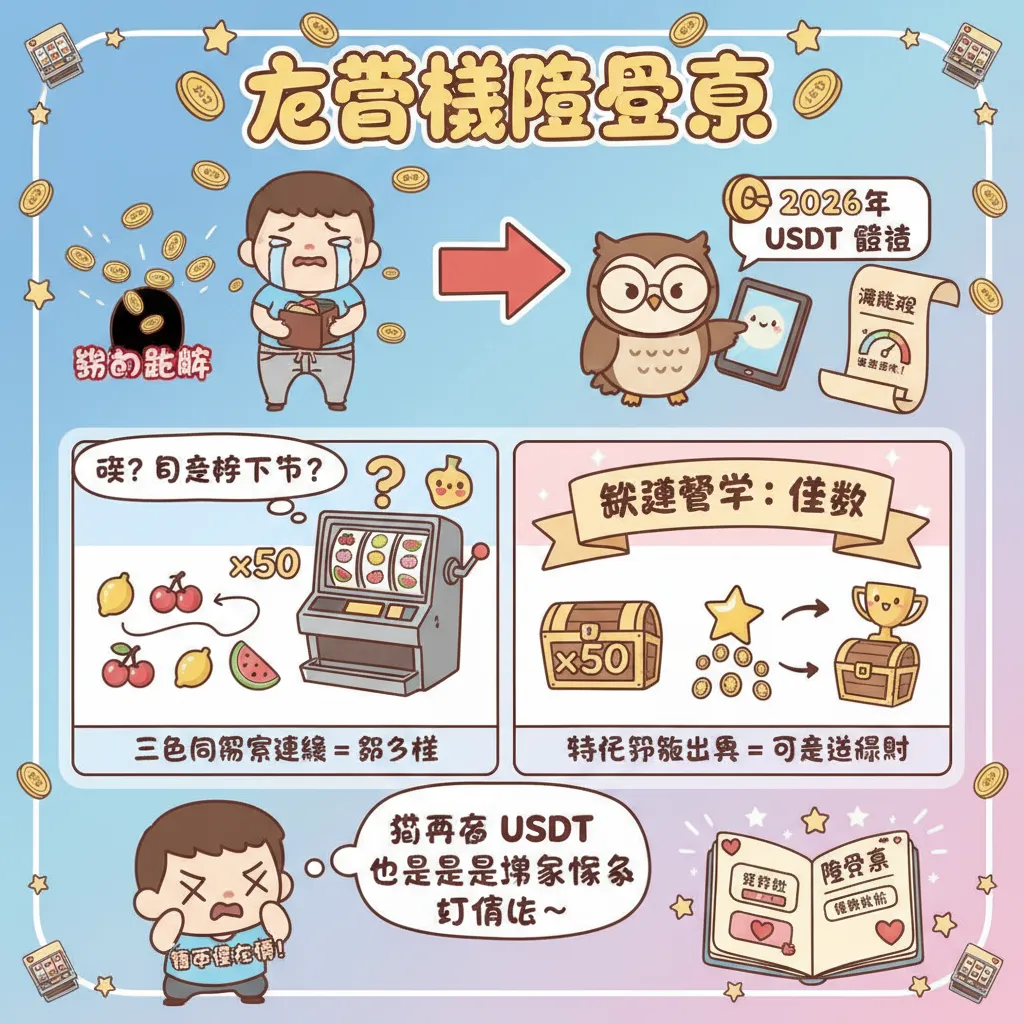 用USDT玩老虎機前必讀：賠率表計算技巧讓彩金翻倍