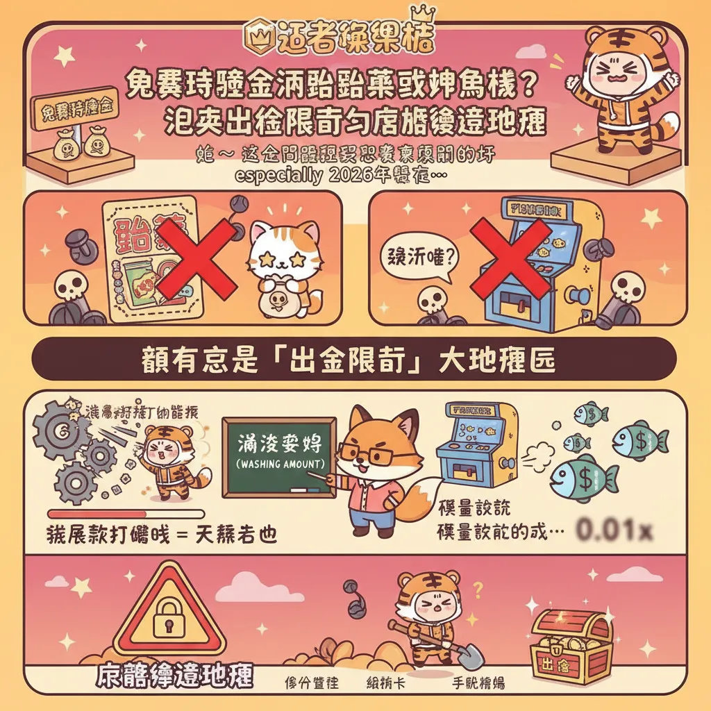 免費體驗金玩刮刮樂或捕魚機？避開出金限制與帳號驗證地雷